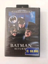 Cartuccia Gioco Batman Return Sega Mega Drive Testato Funzionante-I6
