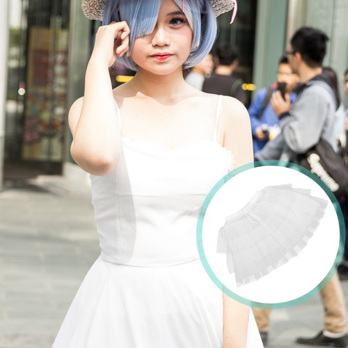 Gonna tulle bianca - ,