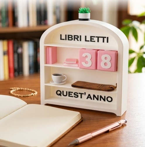Mini libreria contatore libri - mini,