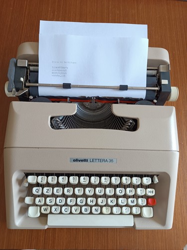 Macchina scrivere olivetti - macchina, da