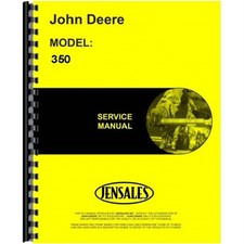 Manuale manutenzione riparazione trattore cingolato John Deere 350 sm2063