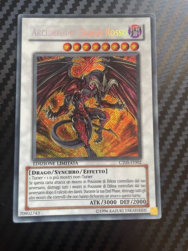 Yugioh arcidemone drago rosso - yugioh,