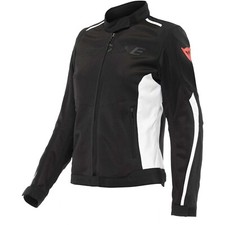 GIACCA MOTO DONNA ESTIVA DAINESE HYDRAFLUX 2 AIR LADY D-DRY BLACK WHITE TG 44