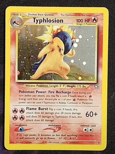 Pokemon typhlosion 111 - typhlosion, (lp)
