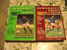 2 almanacchi calcio panini  1984-1986