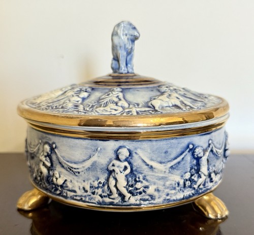Antico portagioie capodimonte - antico,