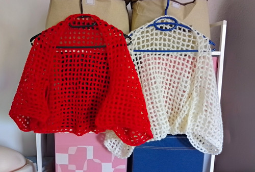 Bolero donna all uncinetto - bolero, all'uncinetto