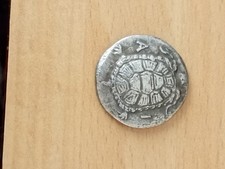 moneta greca regina antico porto commerciale 