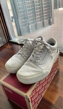 Vans Old Skool Platform Scarpe Donna 36,5 Bianche