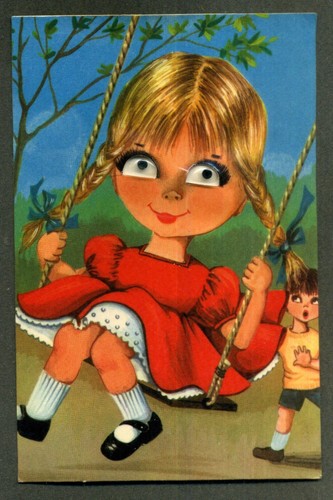 Occhi mobili bambina - mobili,