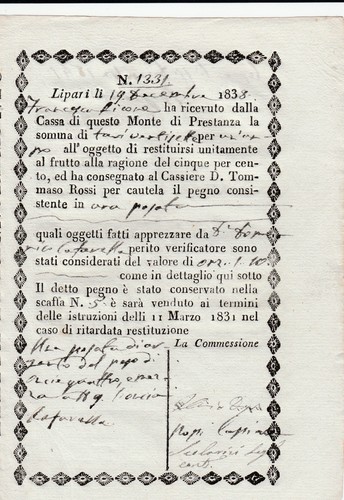 Italian states lipari 1838 - italian, states,