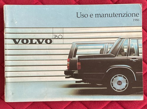 Volvo 760 libretto uso - volvo,