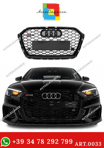 0033 griglia anteriore audi - anteriore, a3