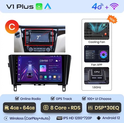 Autoradio per nissan qashqai - per,