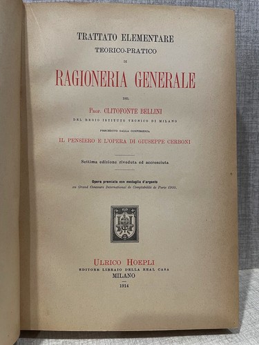 Bellini trattato elementare - bellini,