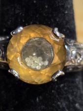 Anello Globo Neve Argento