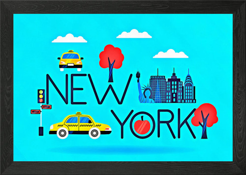 Quadro stampa tela poster - stampa, su