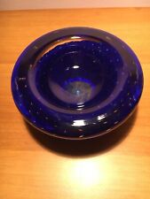 Archimede Seguso posacenere in vetro di Murano sommerso bullicante