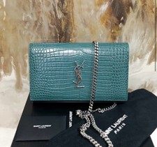 Saint Laurent Croc Embossed