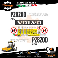 Kit Adesivi Mezzi da Lavoro Volvo Vibrofinitrice P2820D ABG