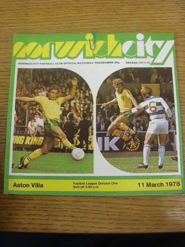 1978 norwich city v - norwich,