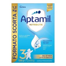 Aptamil 3 Latte di Crescita in Polvere 12m+ Nutrobiotik Formato Scorta da 1200gr