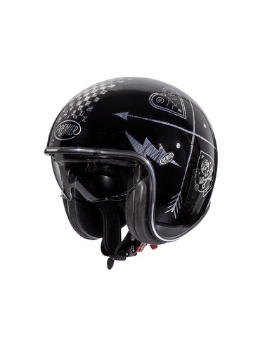 Casco moto fibra jet - fibra,