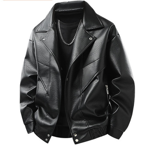 Cappotto uomo ecopelle vintage