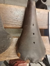 Brooks  Ganna selle sella In cuoio bici corsa epoca vintage