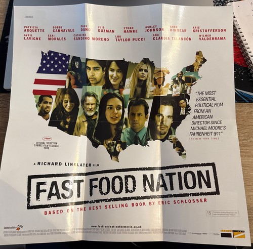Fast food nation poster - food,