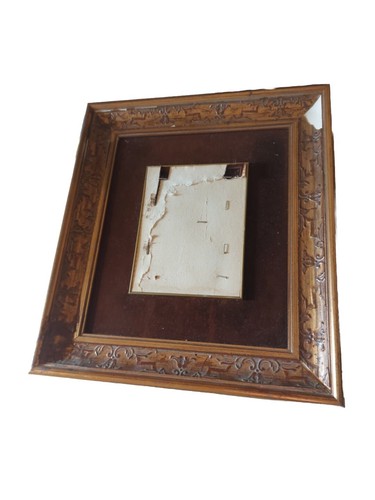 Cornice 33x38 dorata - , vintage