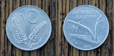 Moneta Italia 10 Lire 1973 
