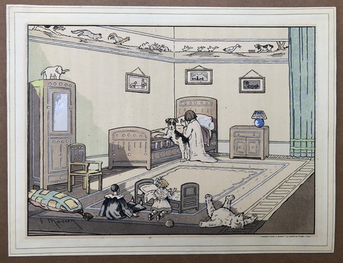 Lithographie ancienne fernand - lithographie,