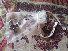 Lotto 2 Anelli Argento Donna Ragazza Bigiotteria Regalo