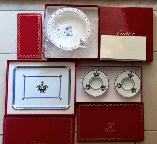 Cartier set ceramica - cartier, in