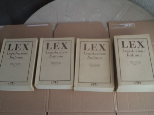 Lex utet legislazione italiana - lex,