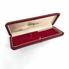 Scatola ZENITH STELLINA Box rossa vintage anni 60 da uomo  pelle custodia