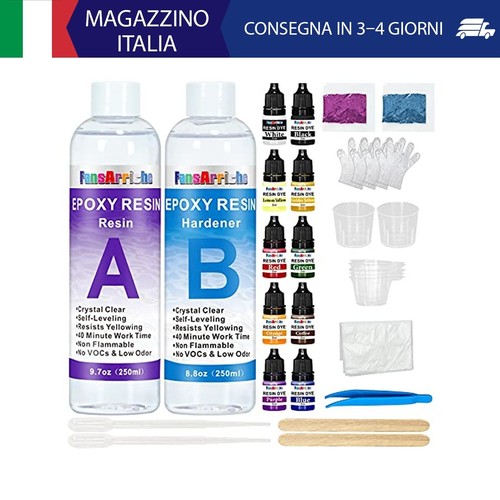 Resina epossidica 500ml - epossidica,