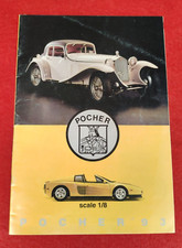 CATALOGO ORIGINALE POCHER 1993 MODELLI 1/8 BROCHURE MODELLISMO RIVAROSSI ITALY -