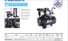 Compressore aria compressa 24 litri FIAC SUPER SILENT 24 portatile silenzioso