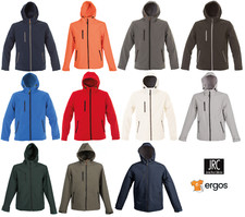 JRC Giubbotto INNSBRUCK MAN Soft Shell Impermeabile Cappuccio Interno Pile Uomo