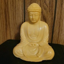 Sitting Buddha Resin Blonde