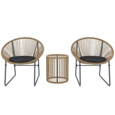 Set da Giardino 3 Pezzi con 2
