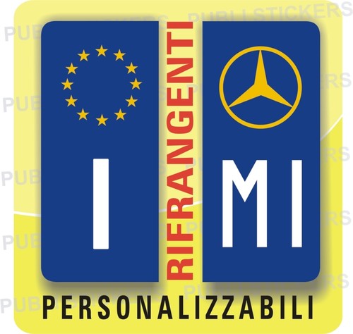 Adesivi blu rifrangenti - rifrangenti, per