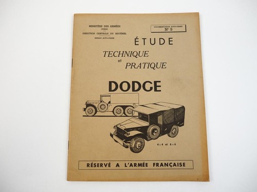Dodge 4x4 6x6 etude - wc,