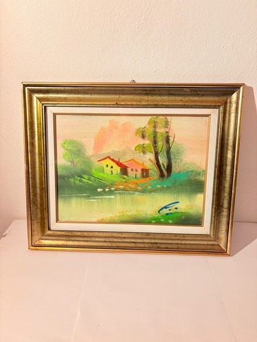 Dipinto paesaggio rurale con - dipinto, rurale"