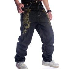 Jeans uomo tribale uccellino