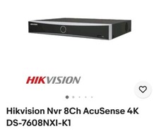 Hikvision Nvr 8Ch AcuSense 4K DS-7608NXI-K1