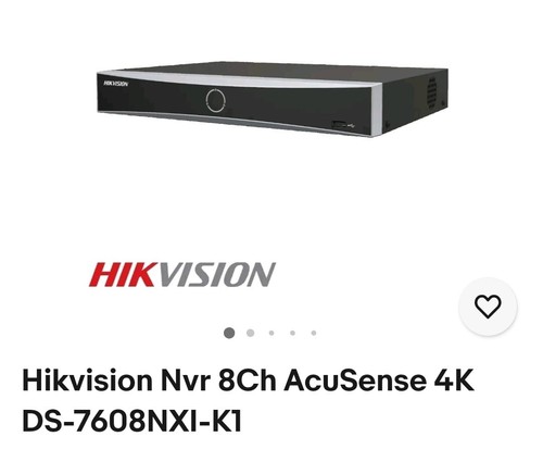 Hikvision nvr 8ch acusense - hikvision,