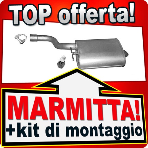 Silenziatore posteriore per - silenziatore,